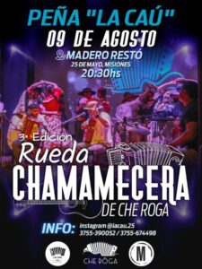 La Rueda Chamamecera llega a 25 de Mayo para seguir fortaleciendo la unión entre artistas y el amor por la música regional imagen-1