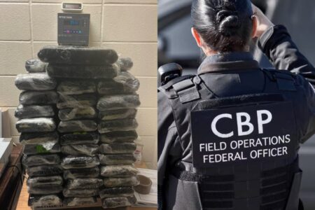 Quiso entrar a Texas con un cargamento ilegal en un camión de sodas, pero la brigada canina de la CBP lo descubrieron imagen-9