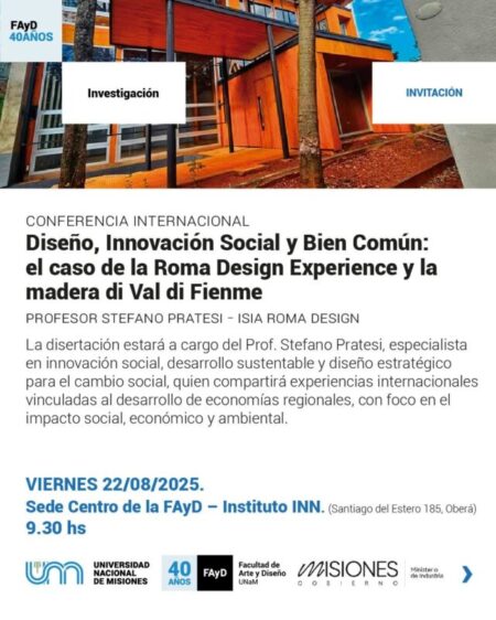 Conferencia internacional en Oberá: diseño, innovación social y desarrollo sustentable imagen-9
