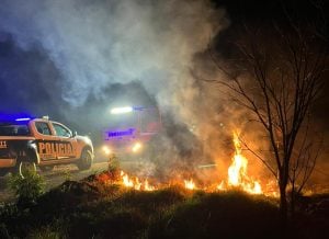 Santo Pipó: Bomberos sofocaron incendio de malezas en el barrio Apepú imagen-7