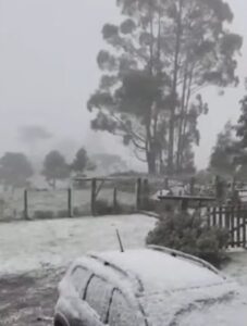 Ola polar en Brasil: la nieve cubrió varias ciudades y hubo récord de temperaturas bajo cero imagen-1