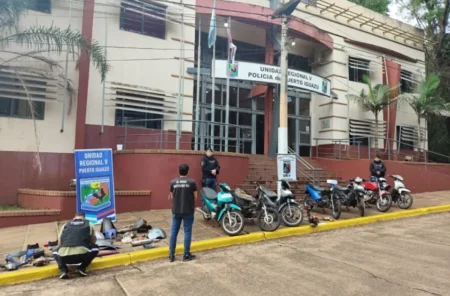 Cayeron dos sospechosos por robo de motos en Iguazú: incautaron vehículos, motopartes y herramientas imagen-12