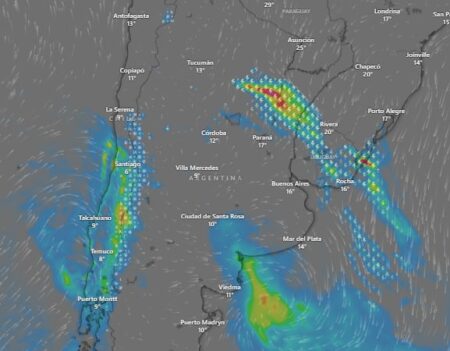 Hay alerta amarilla por tormentas, vientos y frío extremo para este sábado 2 de agosto: las provincias afectadas imagen-24