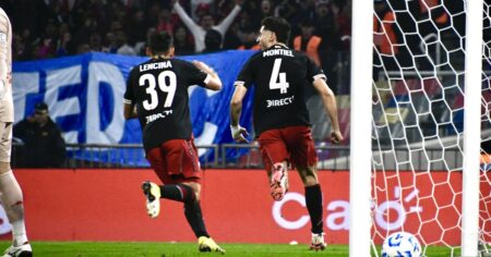 Video: el gol de laboratorio con el que River abrió el partido ante San Martín de Tucumán imagen-16