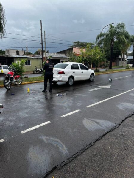Posadas: triple colisión en avenida Urquiza, una mujer resultó lesionada imagen-7