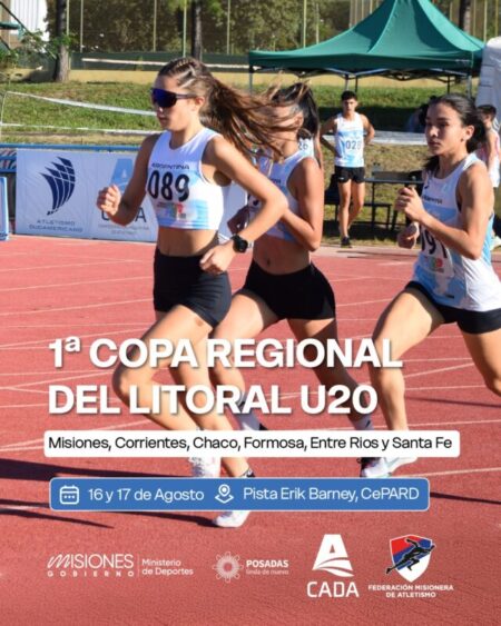 Atletismo: Posadas será sede de la Copa Regional del Litoral imagen-5