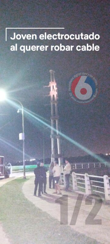 Intento de hurto de cables eléctricos termina con la muerte de un adolescente en el puente Blas Parera de Posadas imagen-6