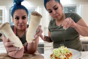 Es mexicana y enseña la receta del “no chicken tinga”, los tacos vegetarianos con hongos en lugar de pollo imagen-1