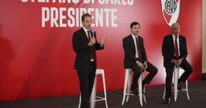 Acompañado por D'Onofrio y Brito, Stefano Di Carlo lanzó su candidatura a presidente de River imagen-1