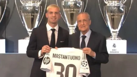 Mastantuono fue presentado en el Real Madrid: los detalles - TyC Sports imagen-7