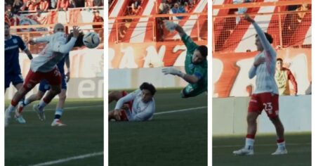 Video: palomita del sobrino nieto de Diego y golazo de Argentinos con sello maradoniano imagen-18