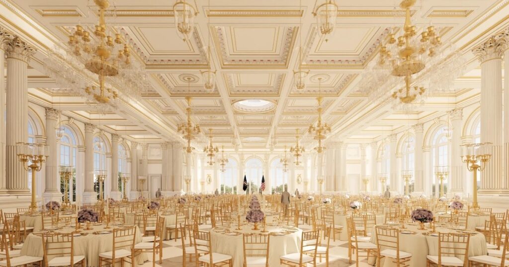 Donald Trump construye su legado en mármol y oro: la Casa Blanca tendrá un imponente salón de baile de US$ 200 millones para 650 invitados imagen-5