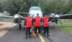 La Brigada K9 de Bomberos de Iguazú se unió a la búsqueda del argentino desaparecido en el Chaco paraguayo imagen-3