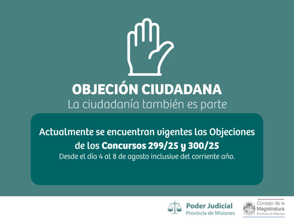 OBJECIÓN CIUDADANA: parte del proceso de selección de cargos judiciales imagen-5