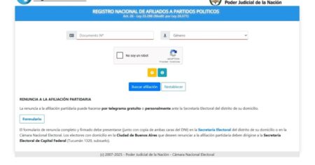Elecciones 2025: cómo saber si estoy afiliado a un partido político imagen-7