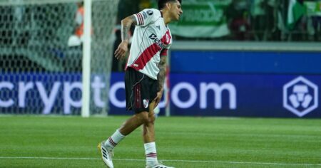 Enzo Pérez, baja vs. Riestra: cuántos puntos de sutura le dieron y el dilema de Gallardo imagen-20