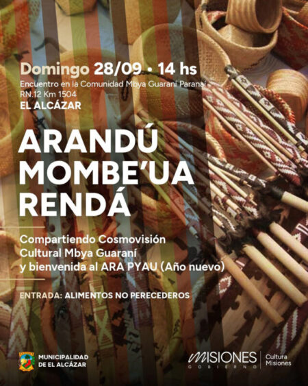 Arandú Mombe’ua Rendá: un encuentro para disfrutar la riqueza cultural mbya imagen-20