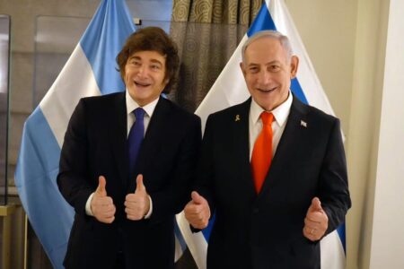 Milei cerró su gira por Nueva York: se reunió con Benjamin Netanyahu y tuvo actos con la comunidad judía imagen-14