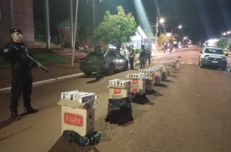 Contrabandistas intentaron fugarse y la Policía los interceptó con cigarrillos por más de 7 millones imagen-67