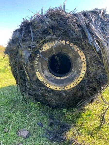 Chaco: retiraron el objeto de forma cilíndrica que cayó del cielo imagen-18