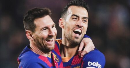 La cariñosa foto que Messi compartió con Busquets: "Juntos casi desde el arranque hasta el final" imagen-28