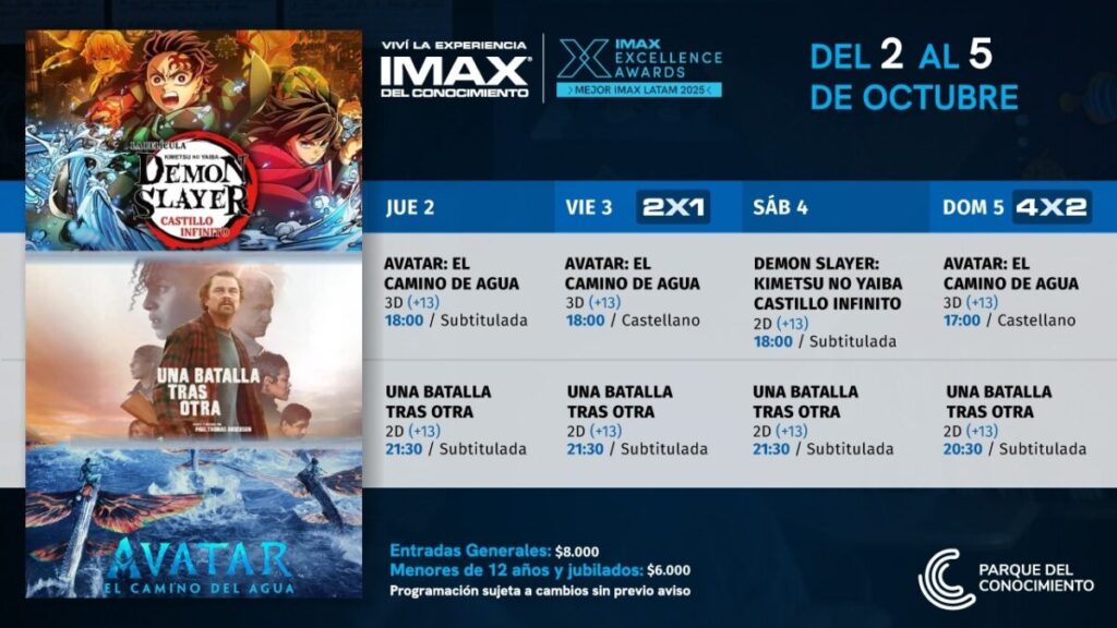 El cine de culto continúa en el IMAX con «Una batalla tras otra», «Demon Slayer» y «Avatar» imagen-5