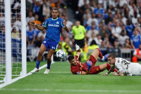 Franco Mastantuono en Real Madrid vs. Olympique de Marsella, por la Champions League imagen-11