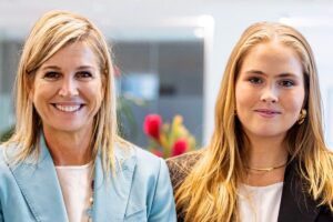 Los elegantes outfits de la reina Máxima y la princesa Amalia para su día de reuniones en Washington D. C. imagen-2