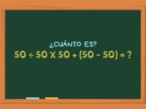 ¿Cuánto es 50 ÷ 50 x 50 + (50 - 50)? El cálculo matemático que pone en jaque a las mentes maestras imagen-3