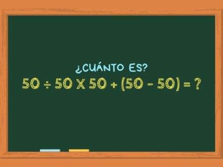¿Cuánto es 50 ÷ 50 x 50 + (50 - 50)? El cálculo matemático que pone en jaque a las mentes maestras imagen-8