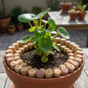 Por qué recomiendan poner corchos en la tierra de las plantas imagen-3