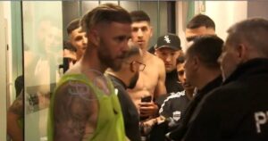 Video: la razón por la que los jugadores de Riestra fueron al vestuario de River luego del triunfo histórico imagen-4