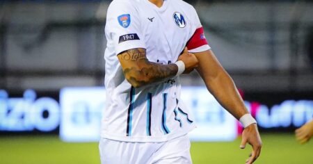 Ryduan, el hijo de Martín Palermo, se puso la banda de capitán y celebró en Italia imagen-15
