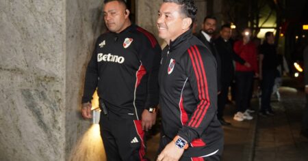 River llegó a San Pablo: confianza, sonrisas y aliento de los hinchas antes de la revancha vs Palmeiras por la Copa Libertadores imagen-6
