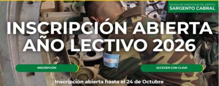 Escuela de Suboficiales del Ejército Sargento Cabral abre las incripciones para jovenes en Misiones imagen-116