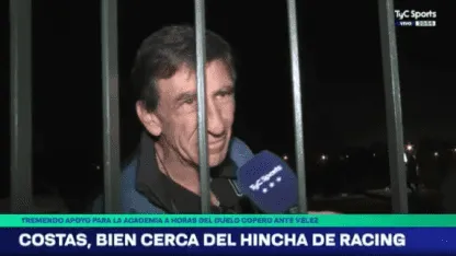 El espectacular banderazo de Racing con mensaje de Costas: "Todos tenemos..." - TyC Sports imagen-44