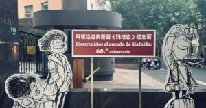 Quino en Shangai, Mafalda en el espejo imagen-3