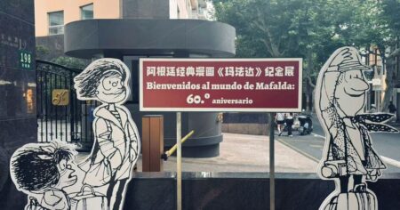 Quino en Shangai, Mafalda en el espejo imagen-14