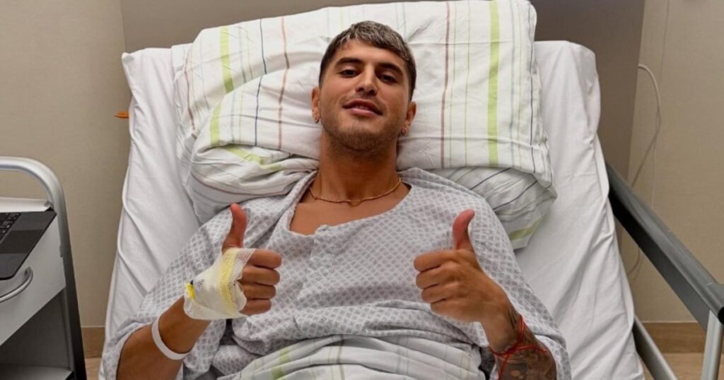 El mensaje de Exequiel Palacios tras la repentina operación que lo dejará fuera de las canchas hasta 2026 imagen-4