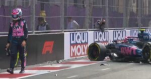 F1 GP de Azerbaiyán: Franco Colapinto no pudo evitar el golpe contra el muro tras el despiste de Gasly y largará 16° en Bakú imagen-2