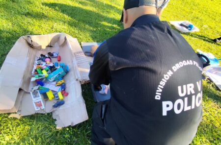Una madre usaba a sus hijos para disimular la venta de droga: escondía en sus juguetes 167 dosis de pedra imagen-69