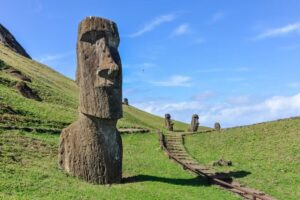 Científicos descubrieron cómo llegaron las “cabezas gigantes” a la Isla de Pascua imagen-2