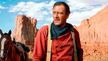 Era la película más importante de la vida de John Wayne, pero John Ford casi lo arruina: "Se va a apoderar de la maldita película" imagen-108