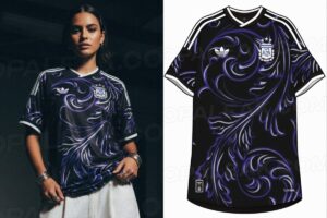 Se filtró la presunta camiseta suplente de la selección argentina para el Mundial 2026 y generó polémica imagen-3