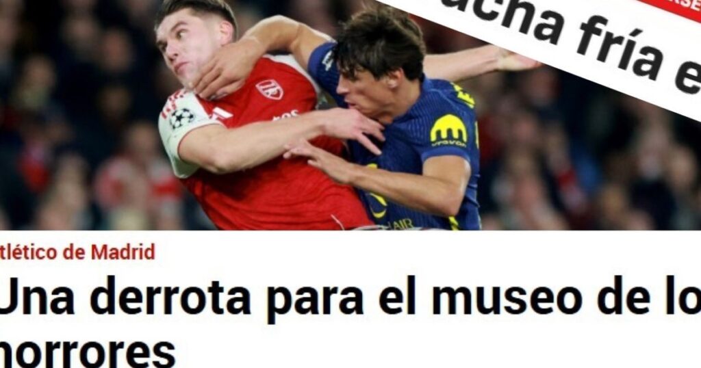 Qué dijo la prensa española tras la goleada al Atlético en Champions: “Al museo de los horrores” Qué dijo la prensa española tras la goleada al Atlético en Champions: “Al museo de los horrores” imagen-5