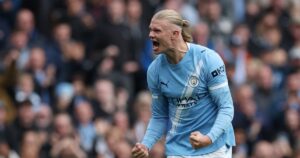 Haaland metió un doblete con el City y estiró su tremenda racha goleadora imagen-1