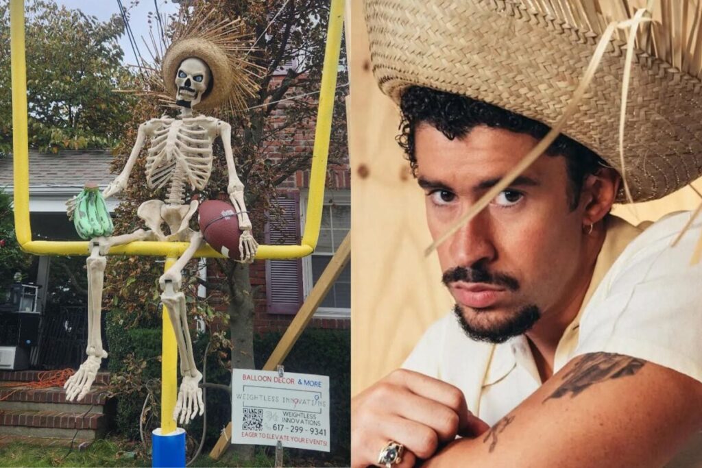 La increíble decoración de Halloween inspirada en Bad Bunny que causa furor en Massachusetts imagen-91