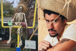 La increíble decoración de Halloween inspirada en Bad Bunny que causa furor en Massachusetts imagen-3