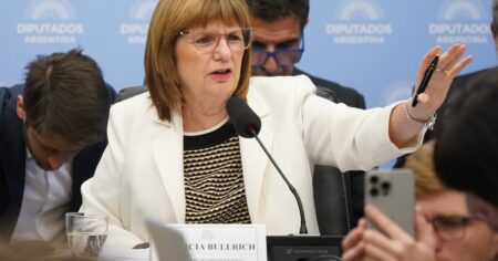 Envalentonada por el triunfo, Bullrich fue a Diputados, defendió el Presupuesto y anunció el envío de un nuevo Código Penal Envalentonada por el triunfo, Bullrich fue a Diputados, defendió el Presupuesto y anunció el envío de un nuevo Código Penal imagen-10