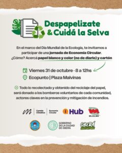 Despapelizate y cuidá la selva: una invitación a transformar residuos en ayuda Despapelizate y cuidá la selva: una invitación a transformar residuos en ayuda imagen-74